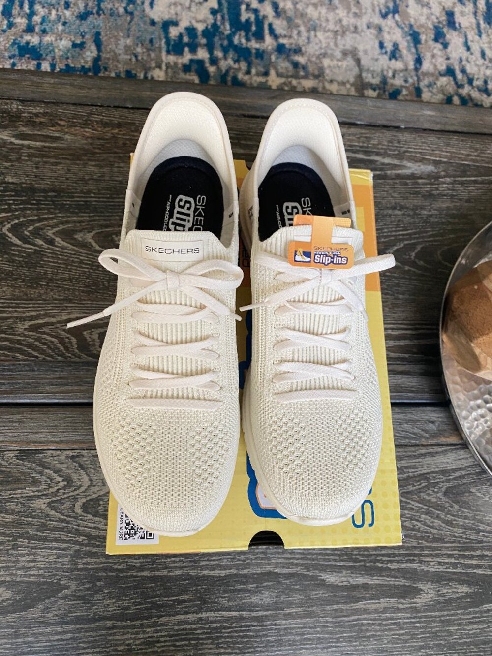 Skechers Slip-ins Virtue Divinity Natural Womens Size 8.5